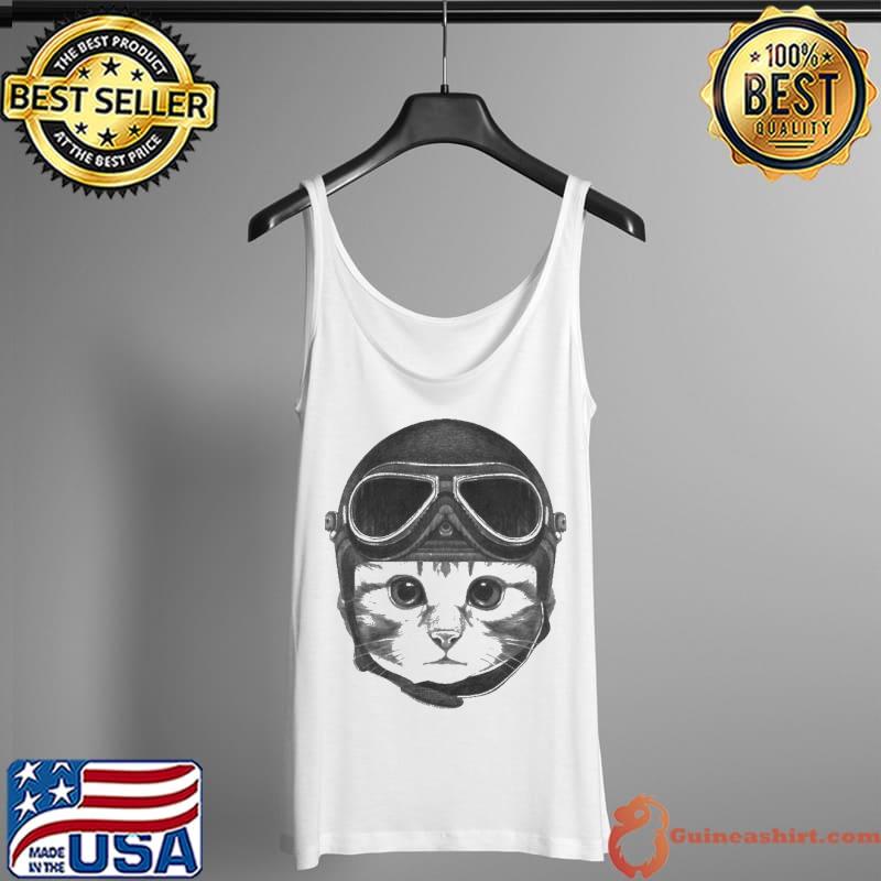 Awesome pilot Cat s Tank Top