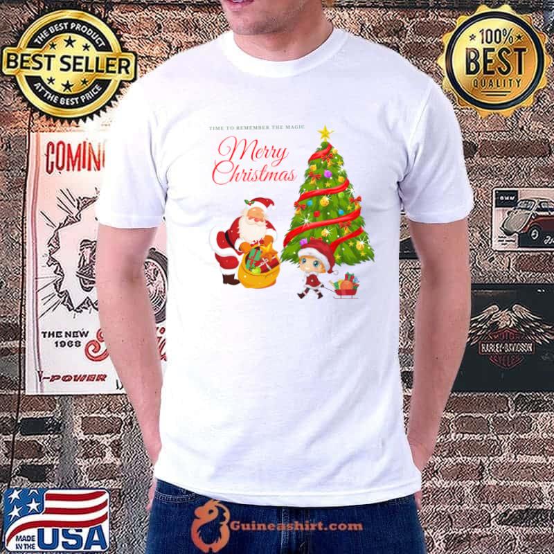 Awesome time To Remember The Magic Merry Christmas T-Shirt