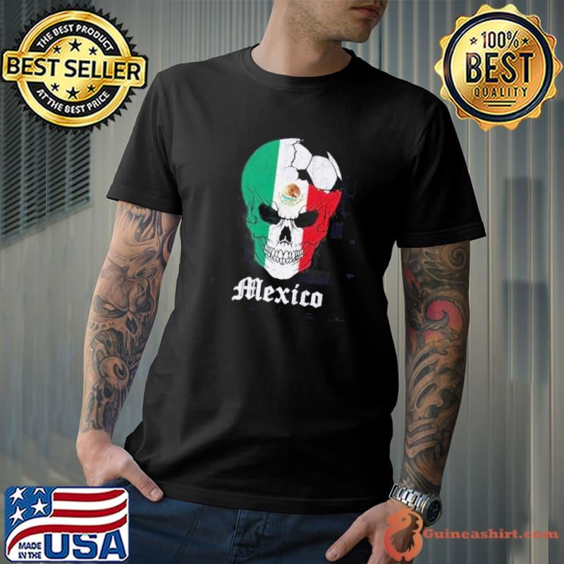 Backwoods Mexico Skull Flag Shirt