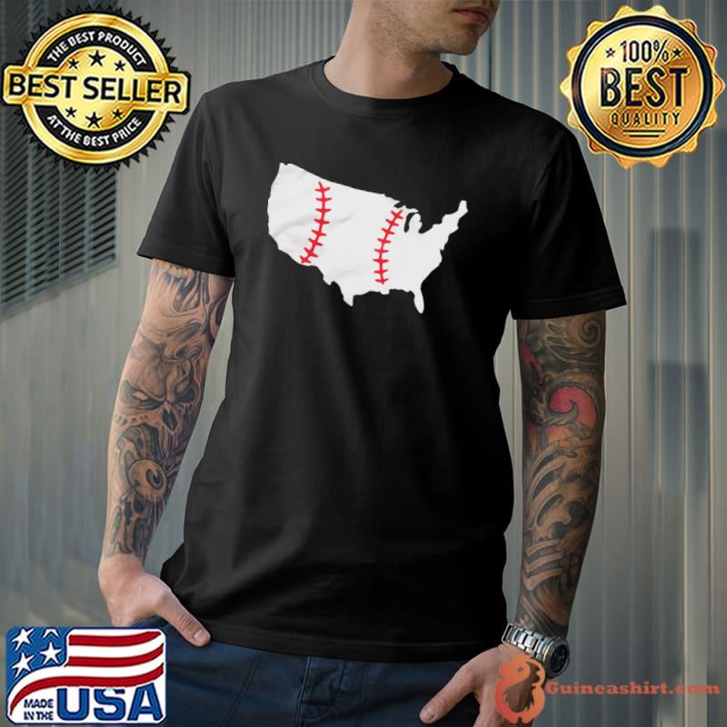 Baseball America Map Shirt