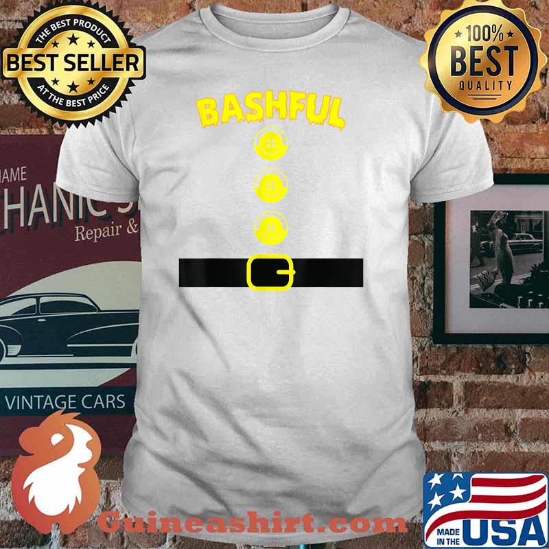 Bashful Dwarf Halloween Matching Funny Family Color Bashful T-Shirt