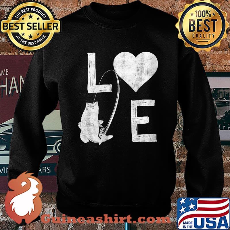 Bass Fishing I Love Catching Big Mouth T-Shirt Sweater
