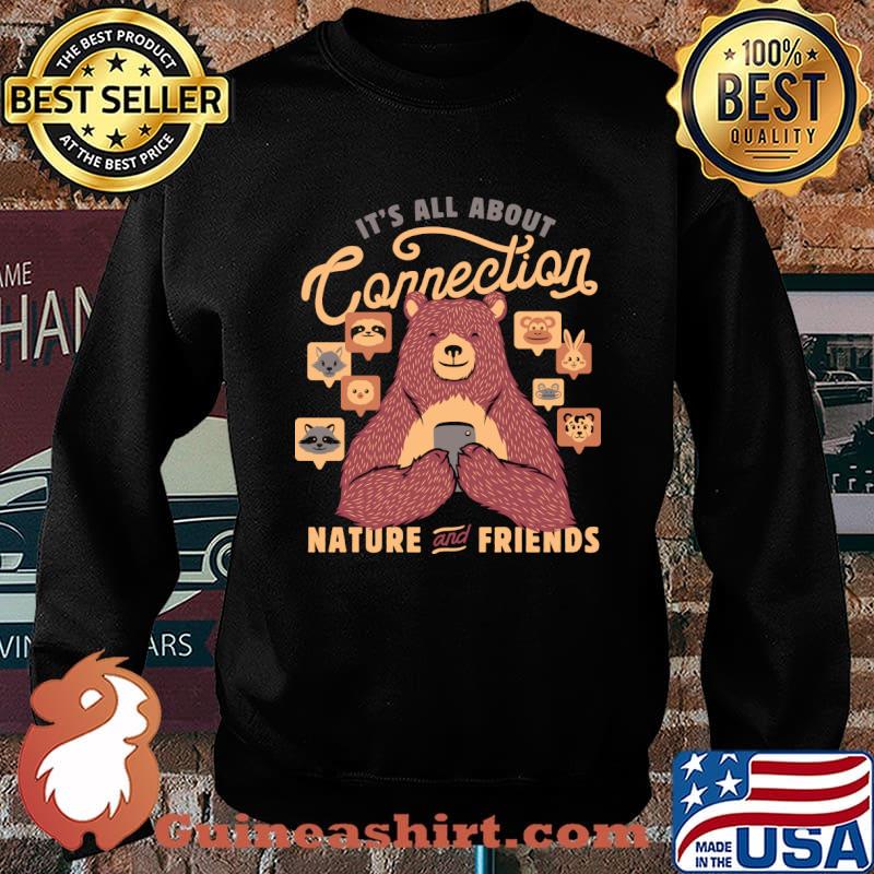 Bears It's All About Connection by Tobe Fonseca T-Shirt Sweater
