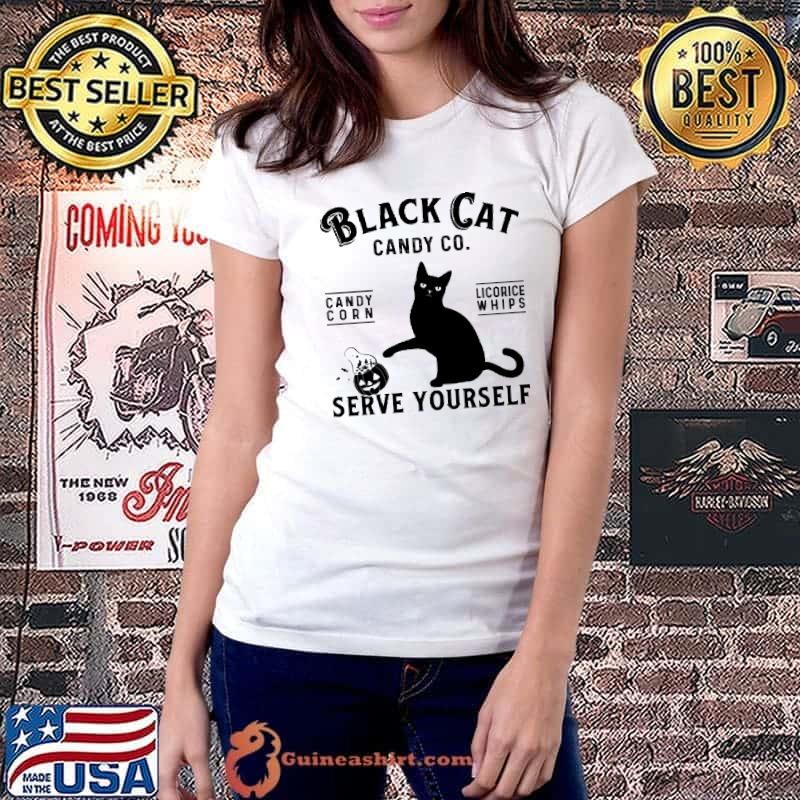 Best black Cat Candy Co. Serve Yourself Shirt Ladiestee