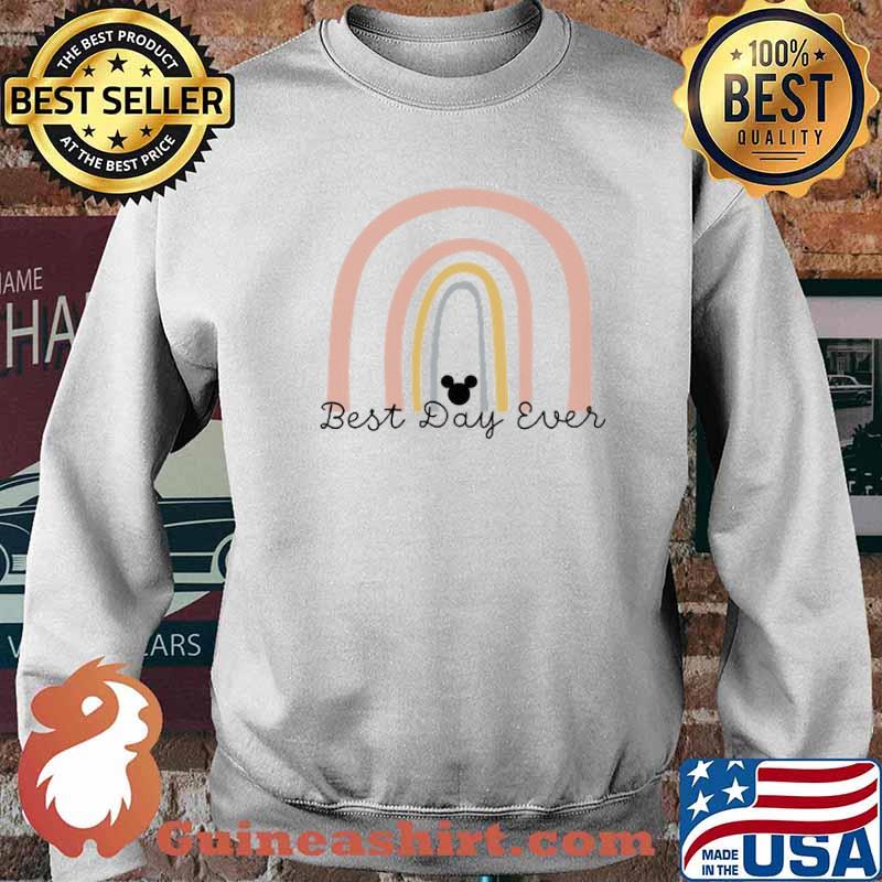 Best Day Ever Mickey Rainbow Shirt Sweater