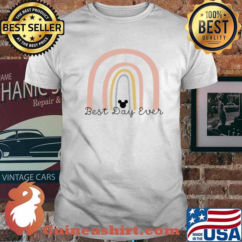 Best Day Ever Mickey Rainbow Shirt