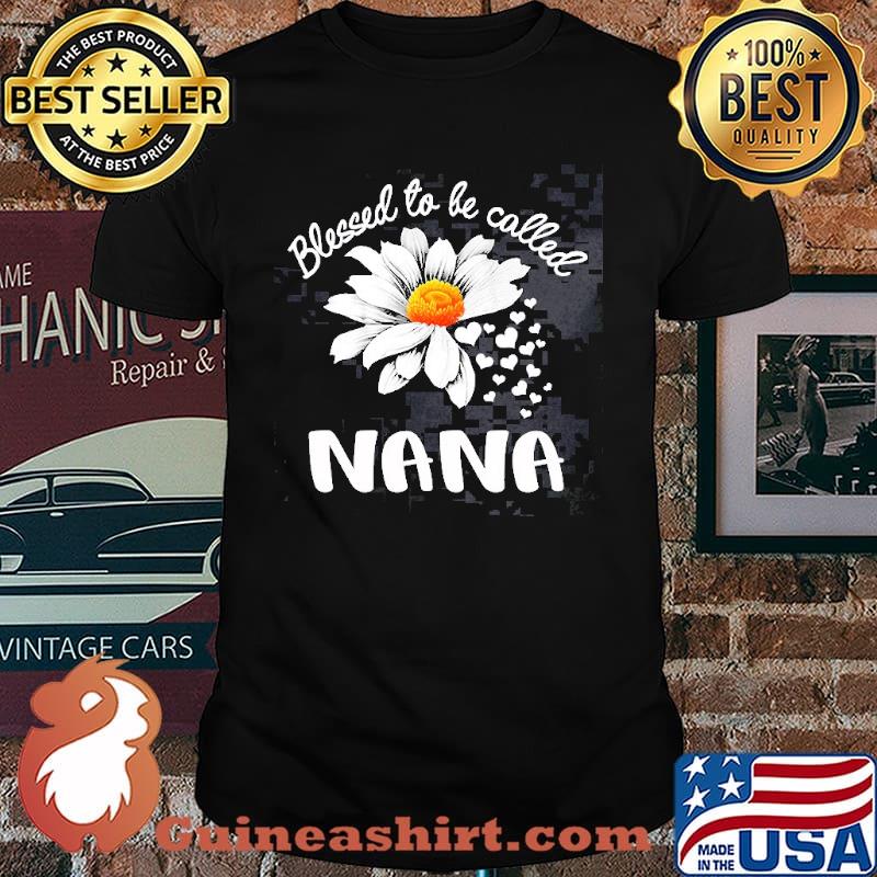 Blessed To Be Called Nana Flower Shirt