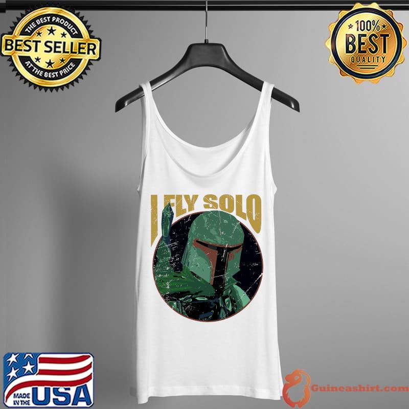 Boba Fett I Fly Solo Star Wars T-Shirt Tank Top