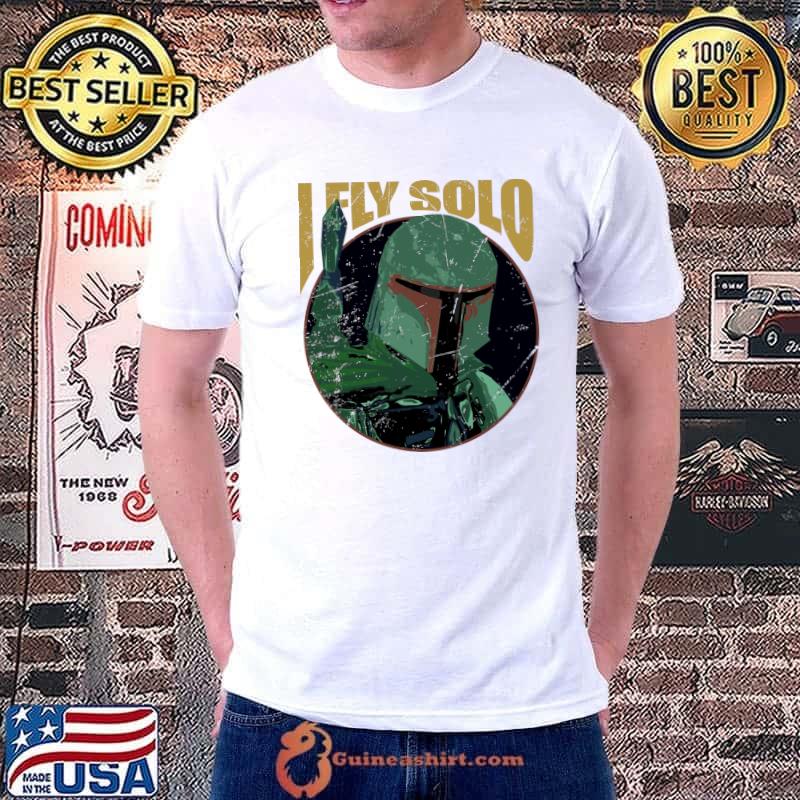 Boba Fett I Fly Solo Star Wars T-Shirt