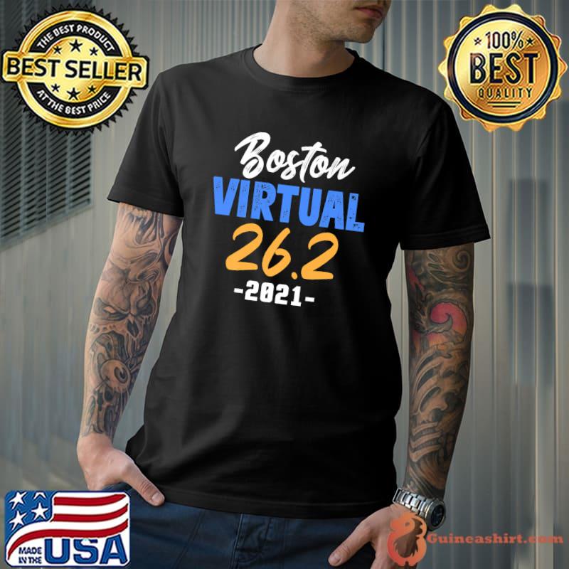 Boston Virtual Marathon 26.2 2021 Runners Premium T-Shirt Unisex