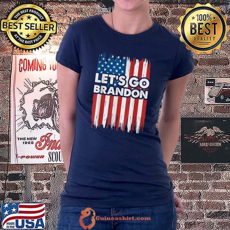 Brandon Tee Let's Go Brandon Funny Men Women T-Shirt Ladiestee
