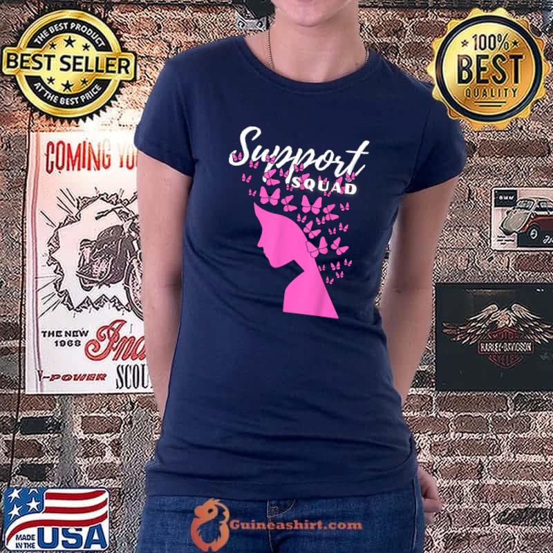 Breast Cancer Support Squad T-Shirt Ladiestee