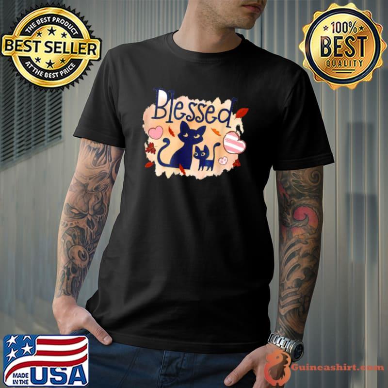 Cat Halloween Blessed Shirt Unisex