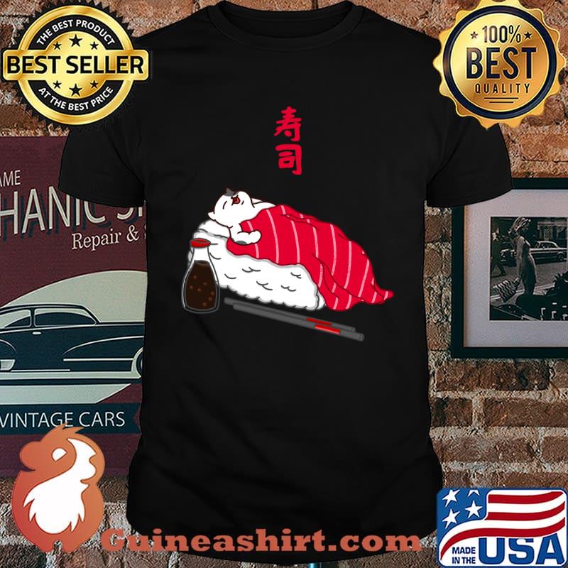 Cat Sushi Sleeping Cat Tuna Sushi T-Shirt