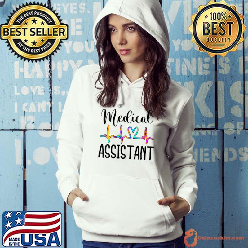 Certified registered medical assistant heart ekg CMA job T-Shirt