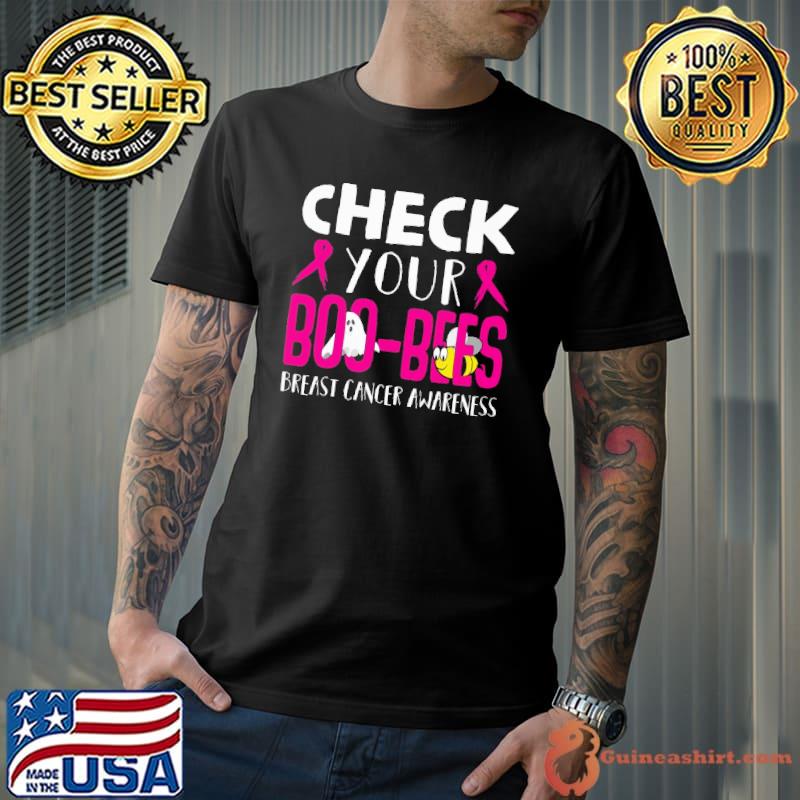 Check Your Boo Bees Breast Cancer Awareness Halloween s Unisex
