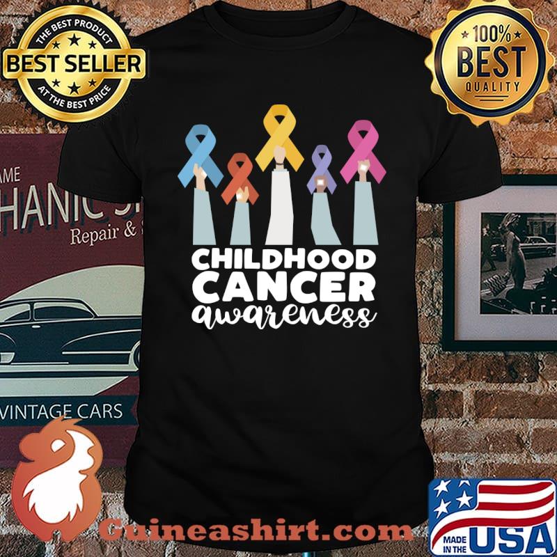 Childhood Cancer Awareness All Ribbons T-Shirt