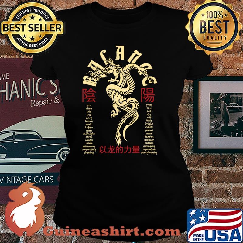 Chinese Dragon And Snake T-Shirt Laides tee