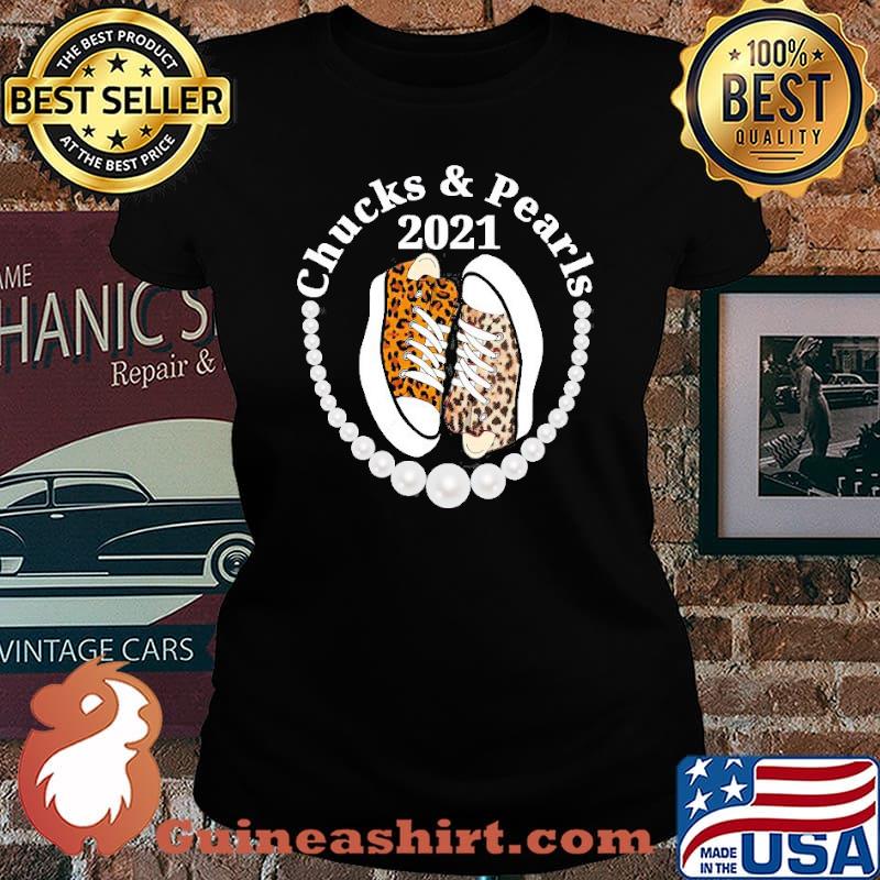 Chucks And Pearls 2021 Leopard s Laides tee