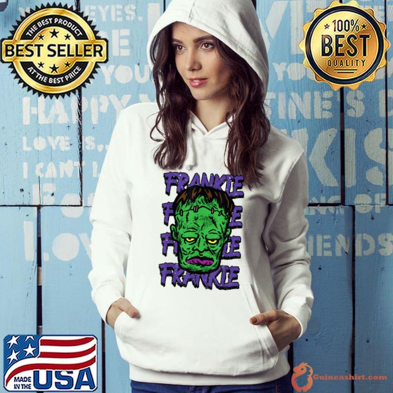 Classic Halloween Frankenstein Monster Distressed T-Shirt