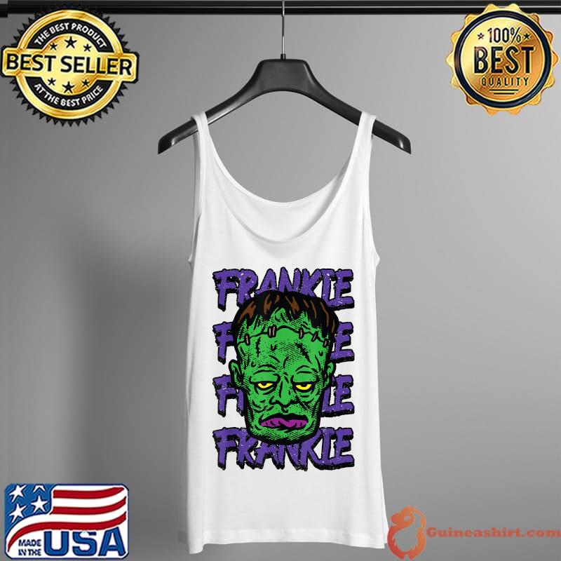 Classic Halloween Frankenstein Monster Distressed T-Shirt Tank Top
