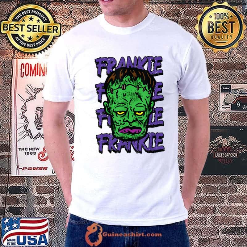 Classic Halloween Frankenstein Monster Distressed T-Shirt Unisex