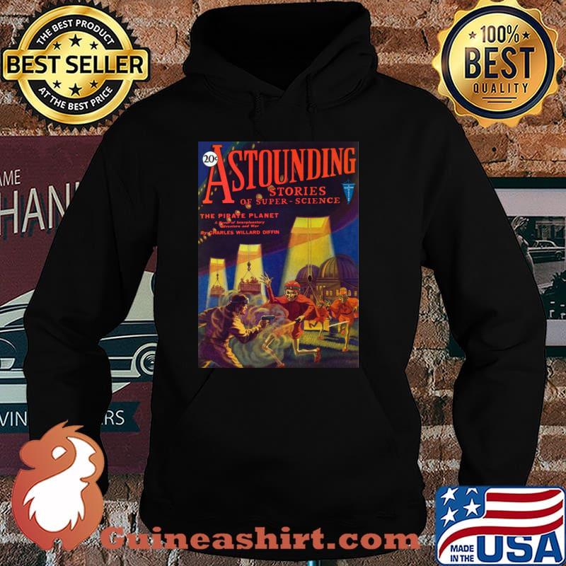 Comic Book Cover Vintage Retro Science Wonder 1930's Sci FI Comic Book Front Cover T-Shirt Hoodie