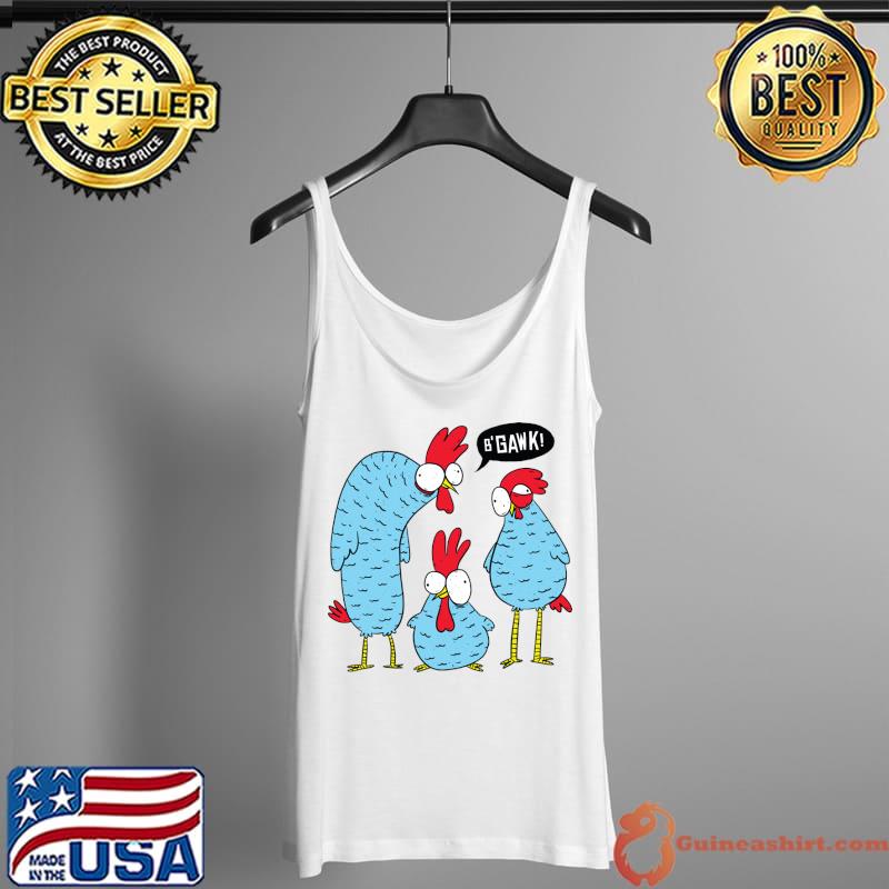 Crazy Chickens 3 chickens with crazy look T-Shirt Tank Top