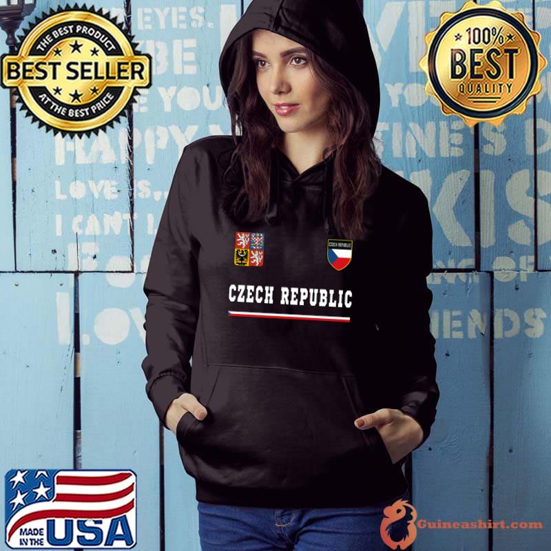 Czech Republic T-shirt SportSoccer Jersey Tee Flag Prague T-shirt
