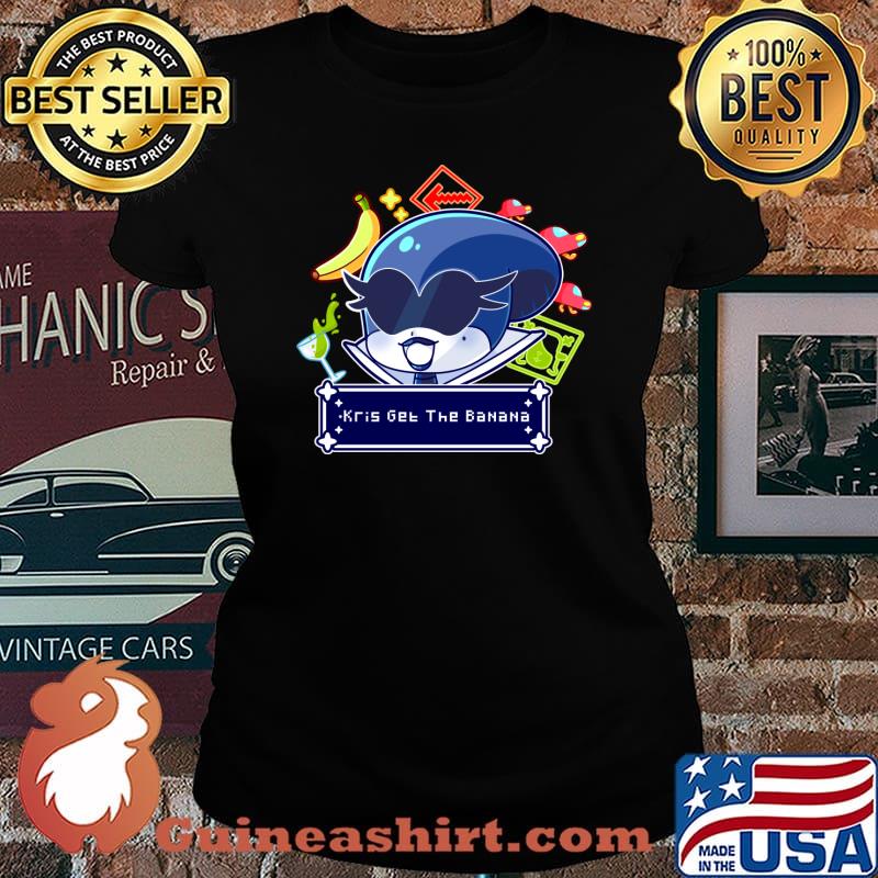 Deltarune Kris Get The Banana T-Shirt Laides tee