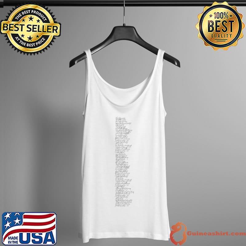 Dermot Kennedy Lost (black on white) Essential T-Shirt Tank Top