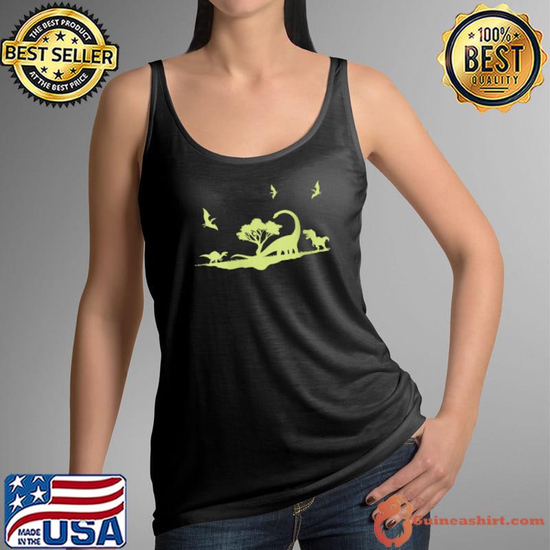 Dinosaurs Outdoor Spinosaurus Trex Pteranodon T-Shirt Tank Top