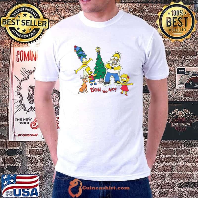 Doh Ho Ho The Simpsons Christmas Tree Classic T-Shirt
