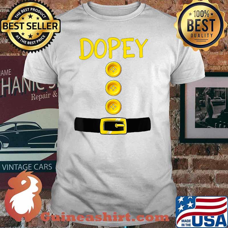 Dopey Dwarf Halloween Costume Color Matching Dopey Dwarf T-Shirt