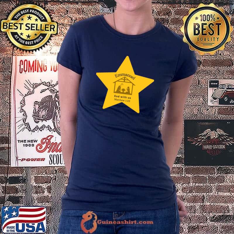 Emmanuel God with us Classic T-Shirt Ladiestee