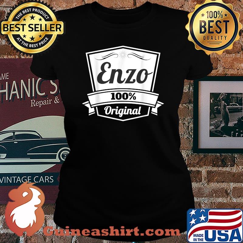 Enzo Gift Shirt Enzo Personalized Name Birthday TShirt Laides tee