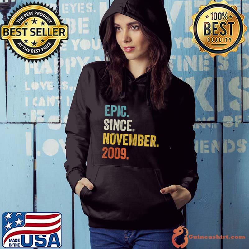 Epic Since November 2009 12th Birthday T-shirt