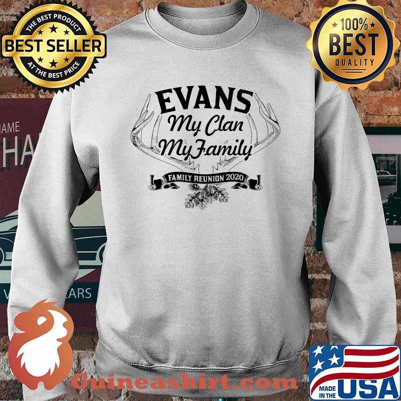 EVANS Family Reunion 2020 My Clan Ancestry Tree Personalized T-Shirt Sweater
