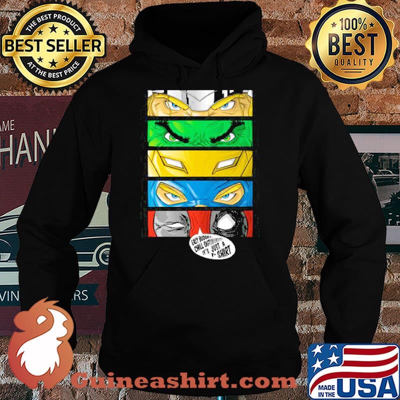 Eyes of Heroes features Thor Hulk Iron Man Captain America and Deadpool its Just a s Hoodie
