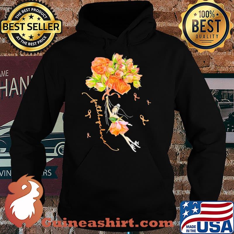 Faith Hope Love Multiple Svlerosis Awareness Roses Shirt Hoodie