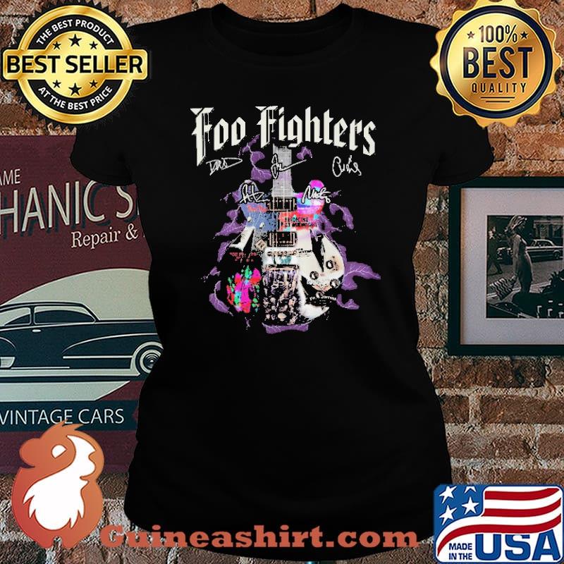 Foo Fighters Singature Hybrid Guitar Shirt Laides tee