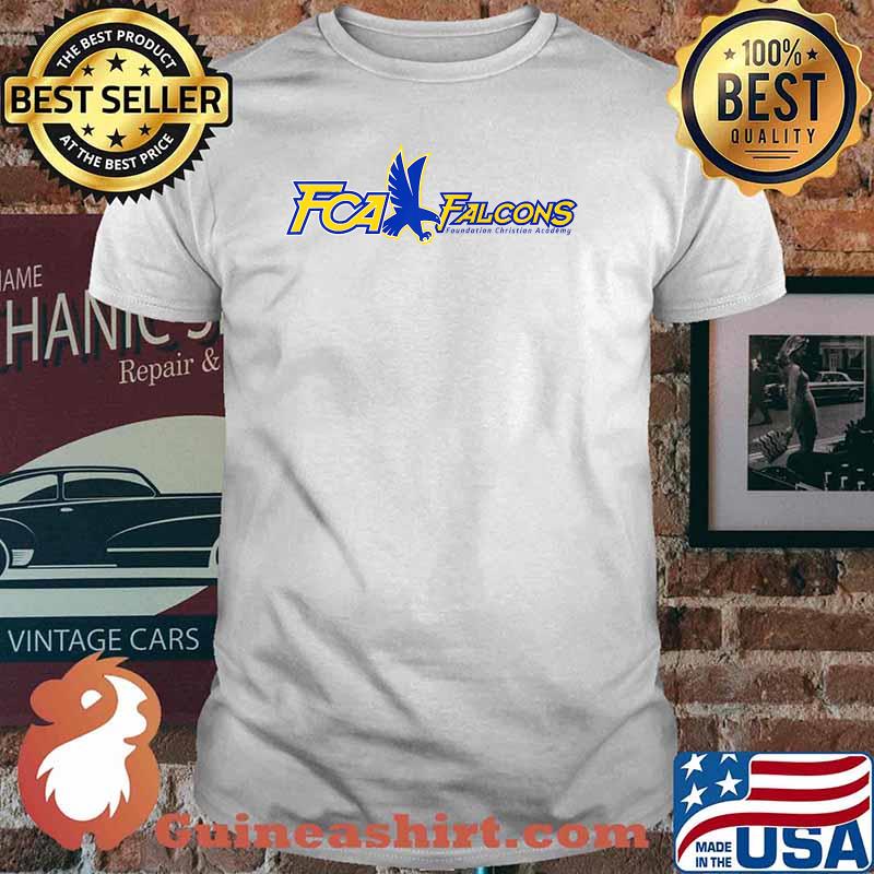Foundation Christian Academy FCA Falcons Large Logo Raglan Baseball T-shirt