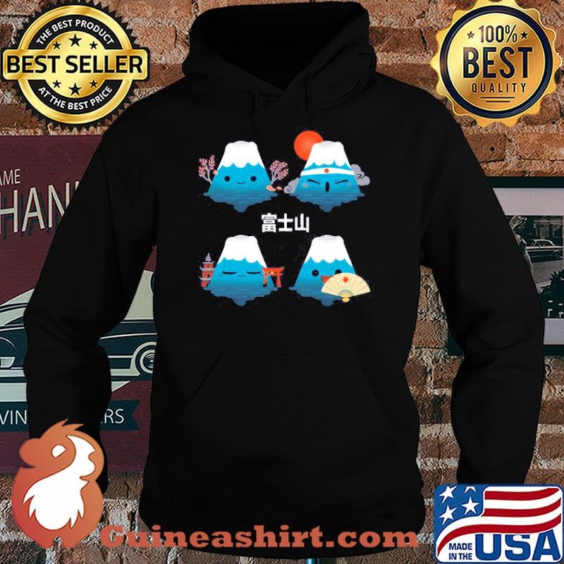 Fuji Kawaii Sunset s Hoodie