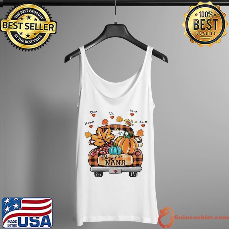 Funny blessed Nana Pumpkin Halloween Shirt Tank Top