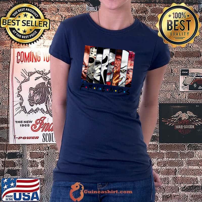 Funny Horror Friends Scary Movies Halloween Costume T-s Ladiestee