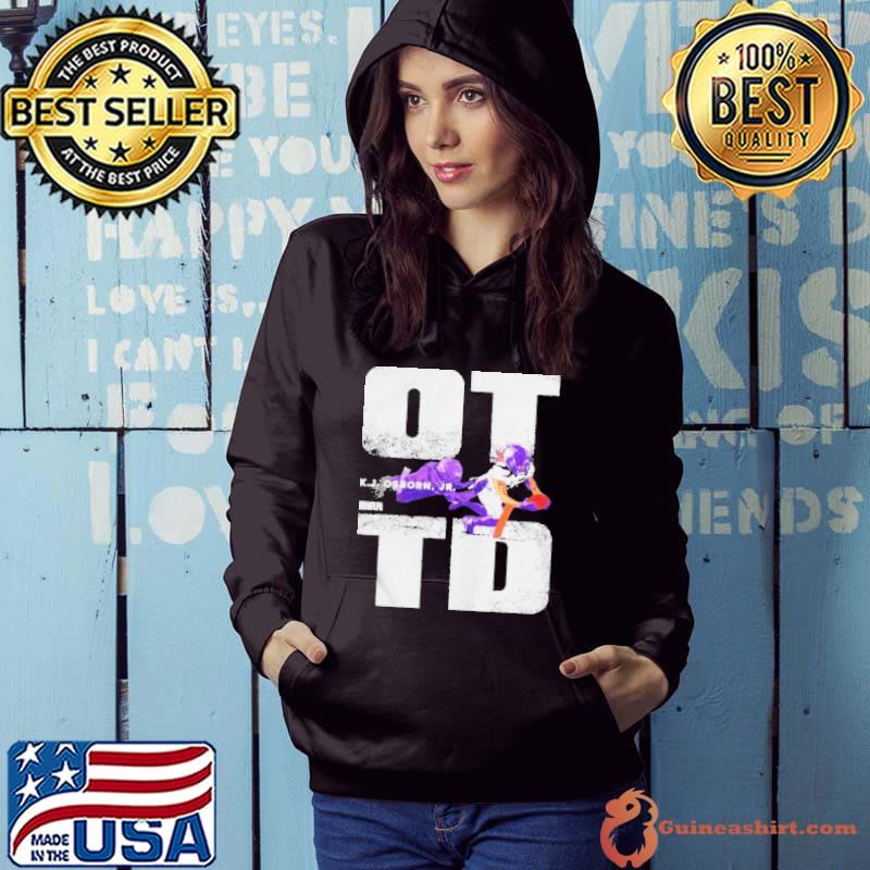 Funny k.J. Osborn Jr. Overtime Minnesota Viking shirt