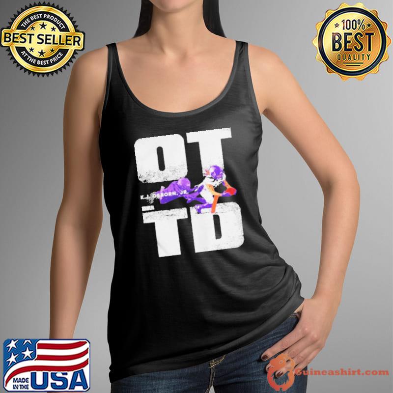 Funny k.J. Osborn Jr. Overtime Minnesota Viking s Tank Top