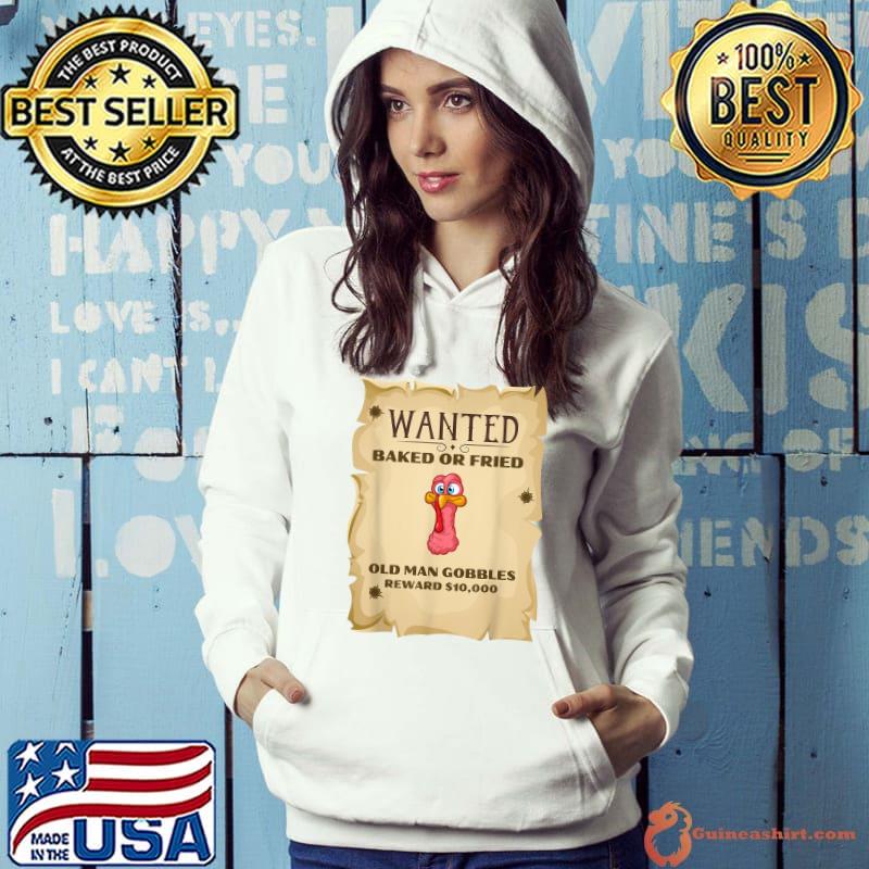 Funny Wanted Turkey Thanksgiving Costume Novelty T-Shirt