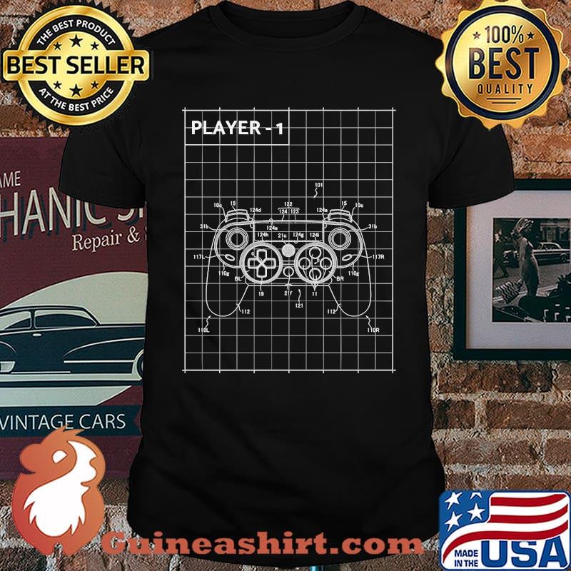 Gaming Control player-1 T-Shirt