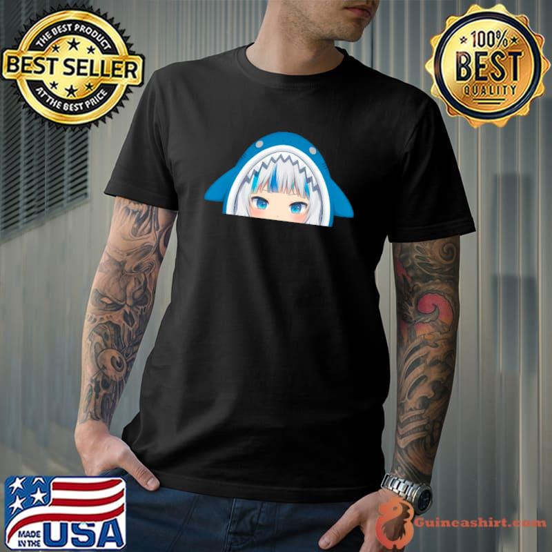 Gawr Gura peeker - Hololive hololiveEnglish holoMyth Classic T-Shirt Unisex